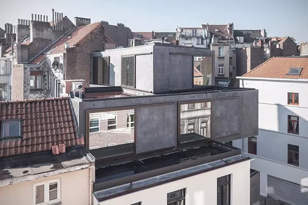 LOW architecten . Guesthouse 'Little Willy' . Brussels (6)