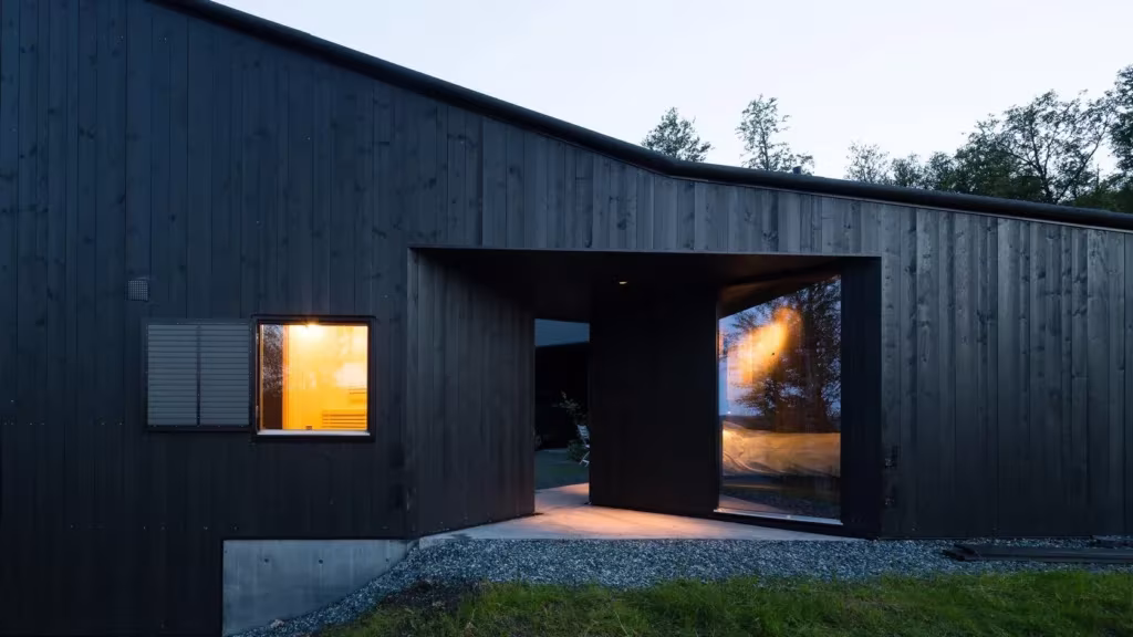 La Cabaña Geilo se funde con el paisaje escandinavo gracias a Lund Hagem