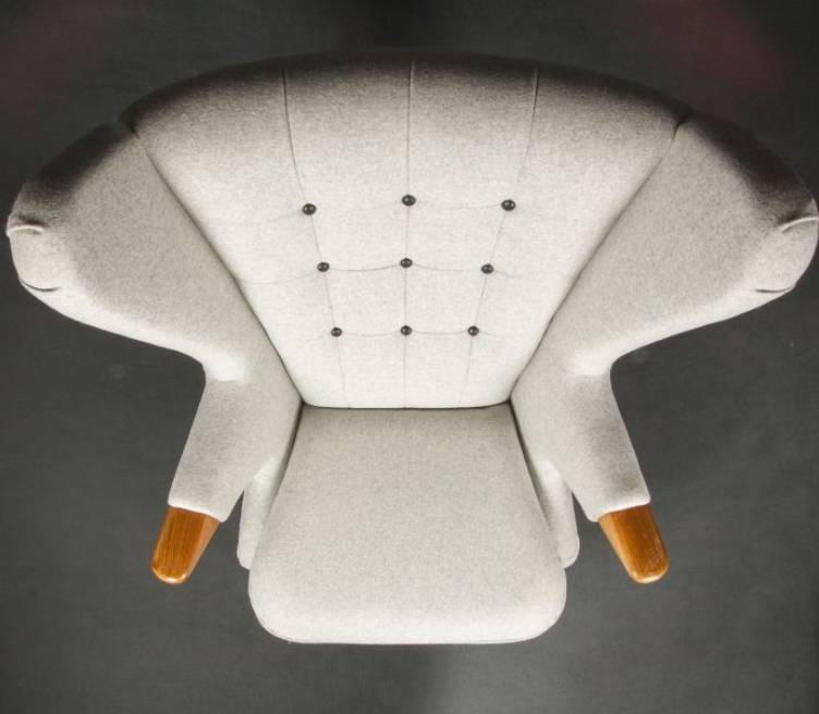 butaca skipper retapizada escandinava color pastel