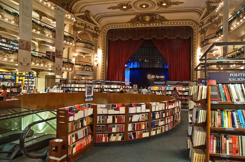 Detalle de la atípica librería