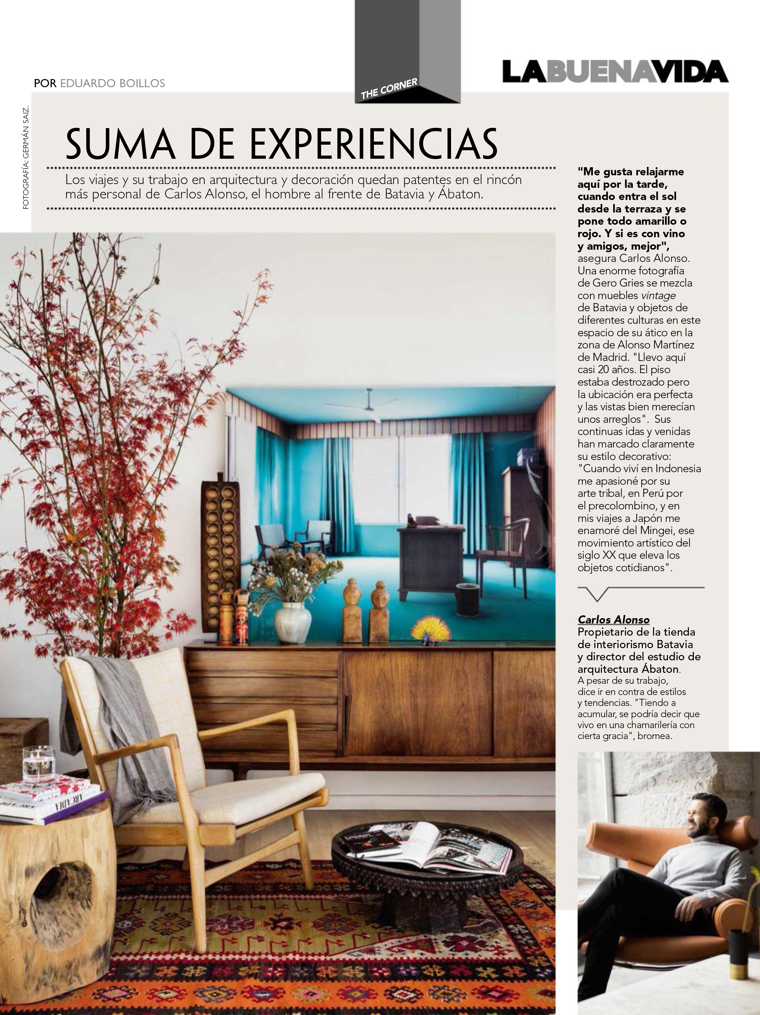 Entrevista a Carlos Alonso en la Revista GQ