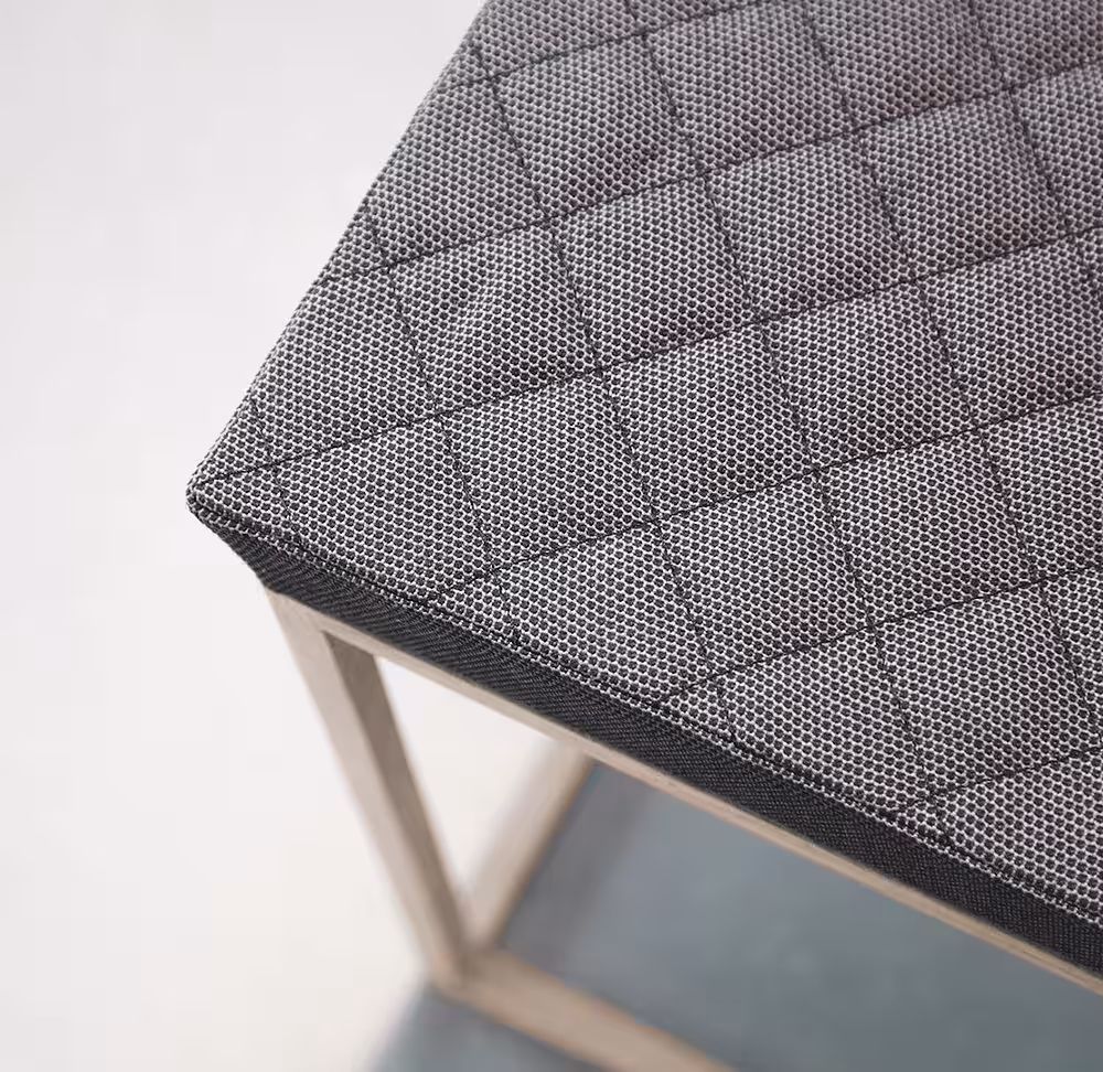 Detalle tela estilo nórdico gris