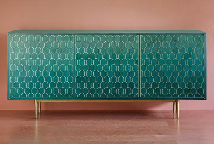 Mueble colecciones propias boutique de la diseñadora Bethan Gray