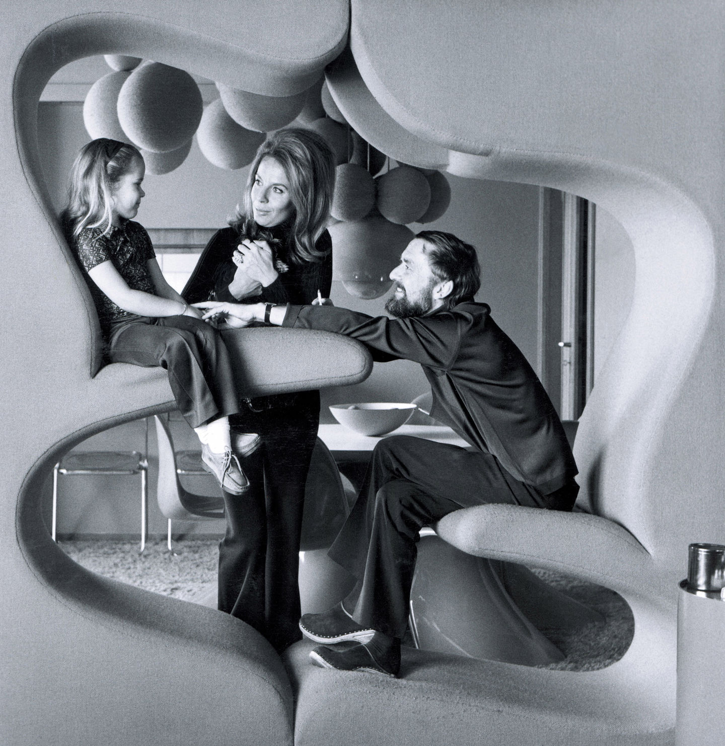 Sillas años 60, Living tower de verner panton muebles multifuncionales