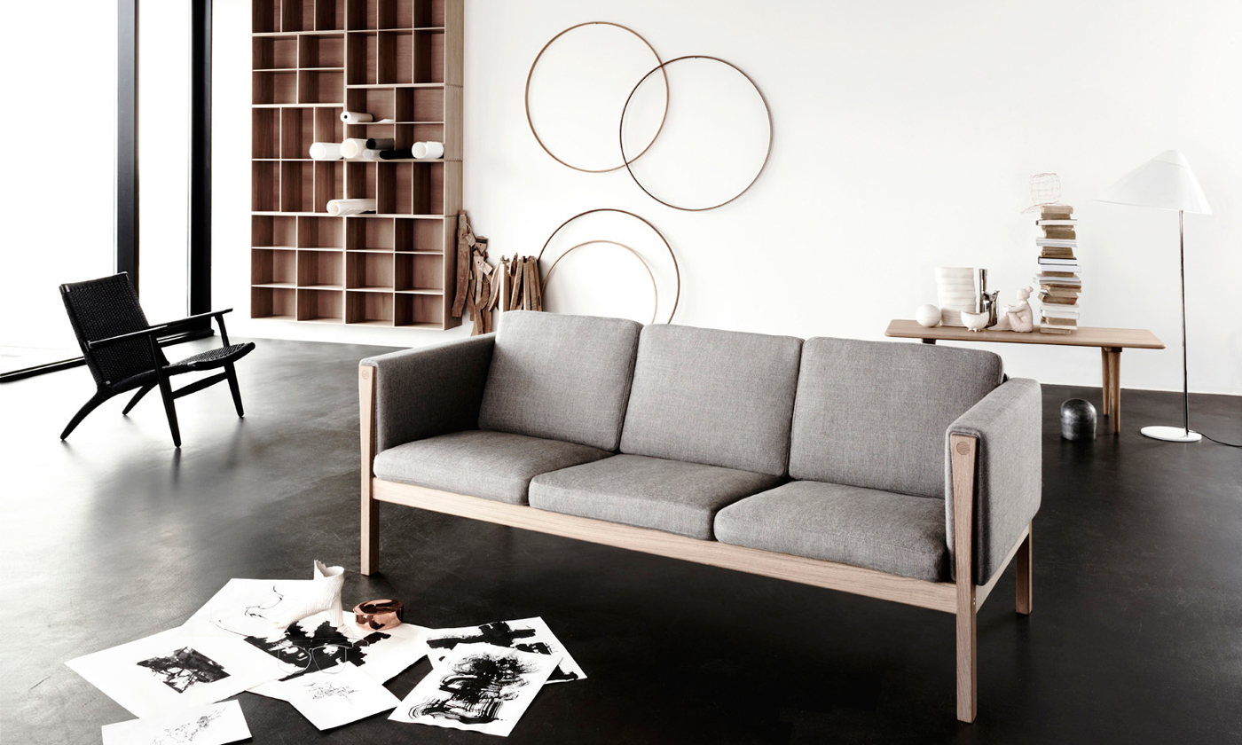 Sofás diseño nórdico Ch163 de Carl Hansen