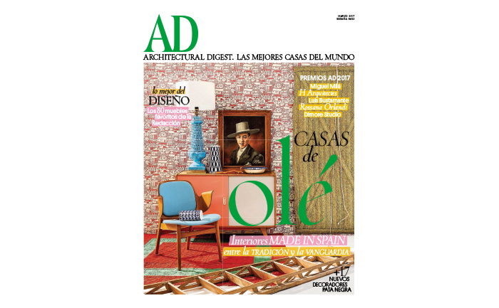 Ático en Madrid amueblado por BATAVIA en la revista AD