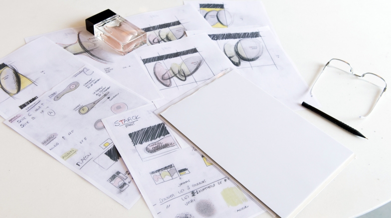 Diseño de los frascos marcadamente minimalistas