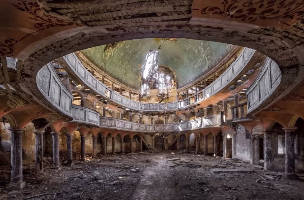 Fotografía Christian Richter de uno de los edificios abandonados