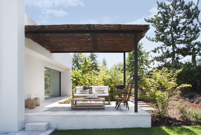 Terraza de proyecto de interiorismo batavia