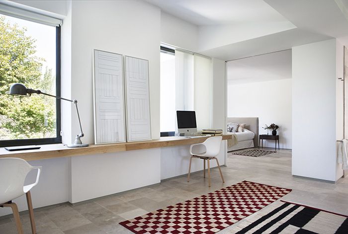 Proyecto BATAVIA con alfombras de estampado geometrico de nani marquina