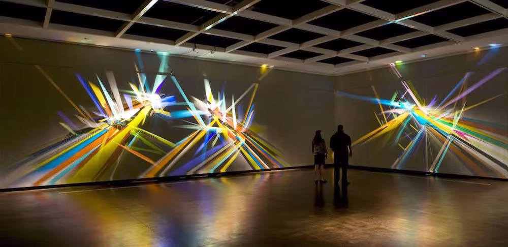 Detalle de la obra «lightpaintings»