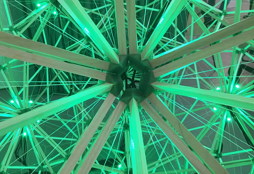 Detalle lámpara green light