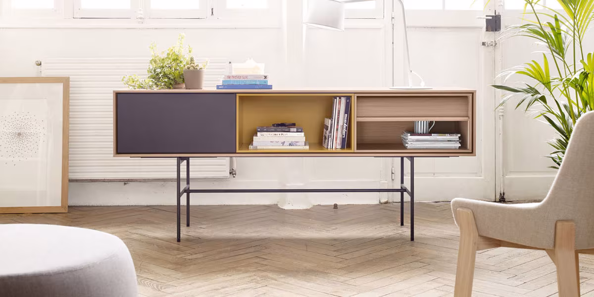 Aparador moderno Aura para salón de Treku