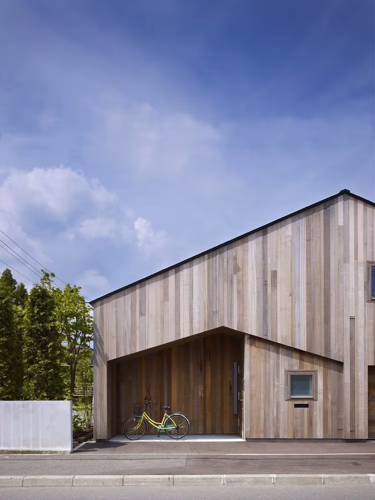 House K, diseñada en 2009 por el arquitecto Yoshichika Takagi. Visión externa