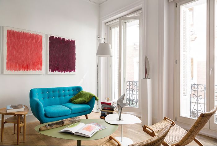 Proyecto de interiorismo con mesas auxiliares Gallet disponibles en Batavia