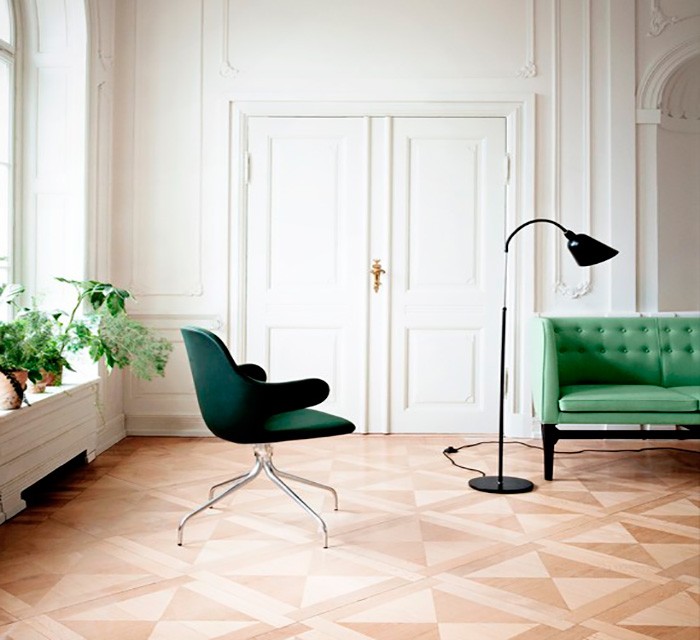 Lámpara de pie Leaf de Santa & Cole 