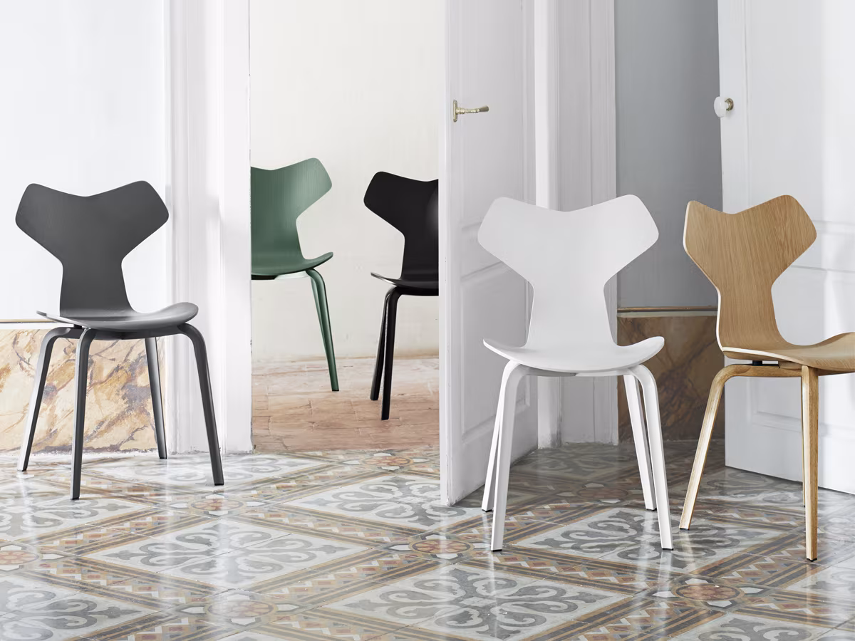 Silla Gran Prix diseñada por Arne Jacobsen