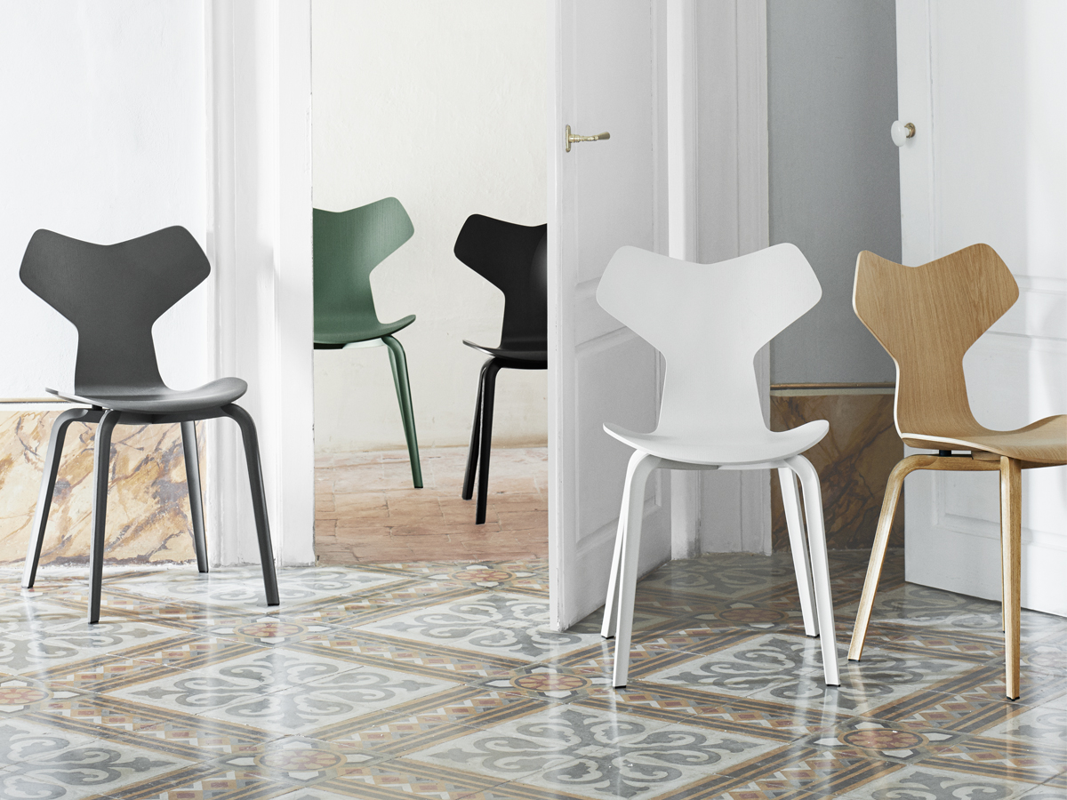 Silla Gran Prix diseñada por Arne Jacobsen