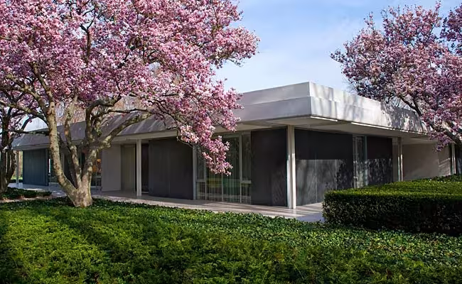 Miller House diseñada por Eero Saarinen
