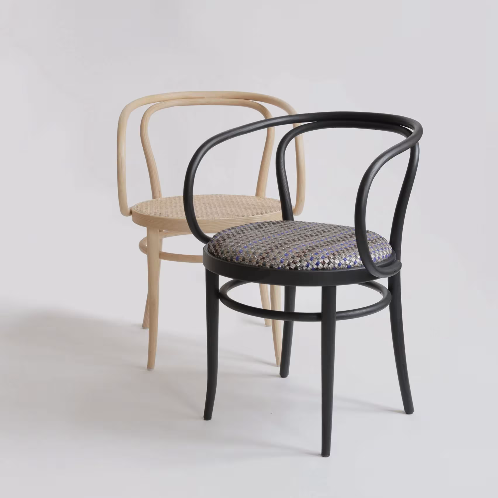 silla 209 tradicional con asiento de ratan