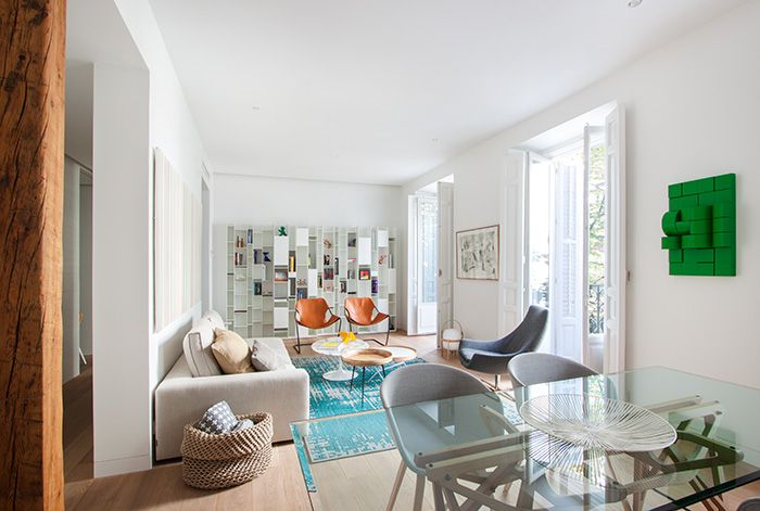 Salón del proyecto Barrio Salamanca