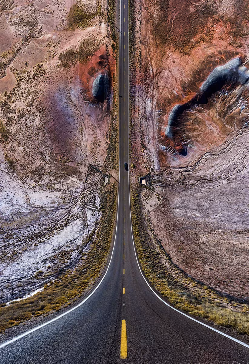 fotografia de la serie flatland de Aydin Büyüktas