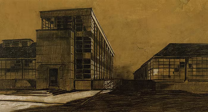 diseño de walter gropius para una compañía de electricidad alemana