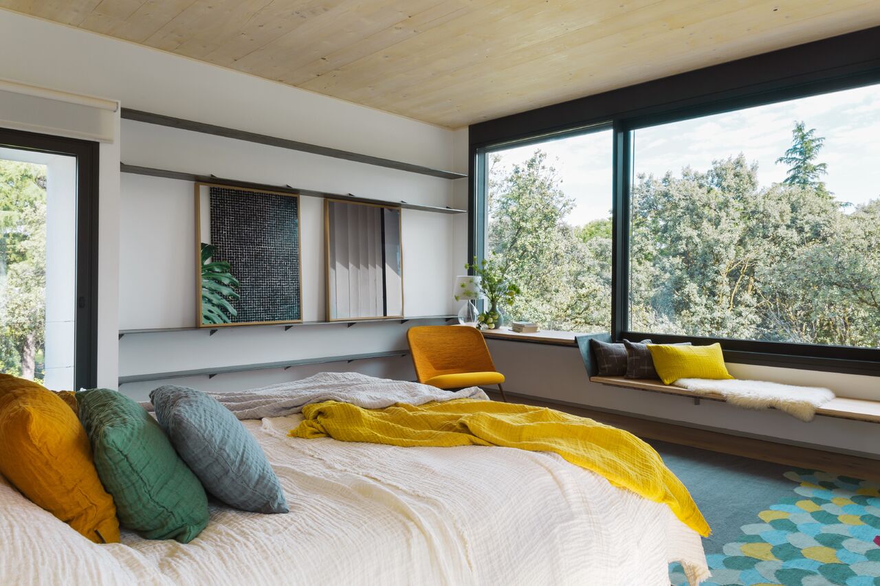 detalle del dormitorio de casa ch proyecto interiorismo batavia