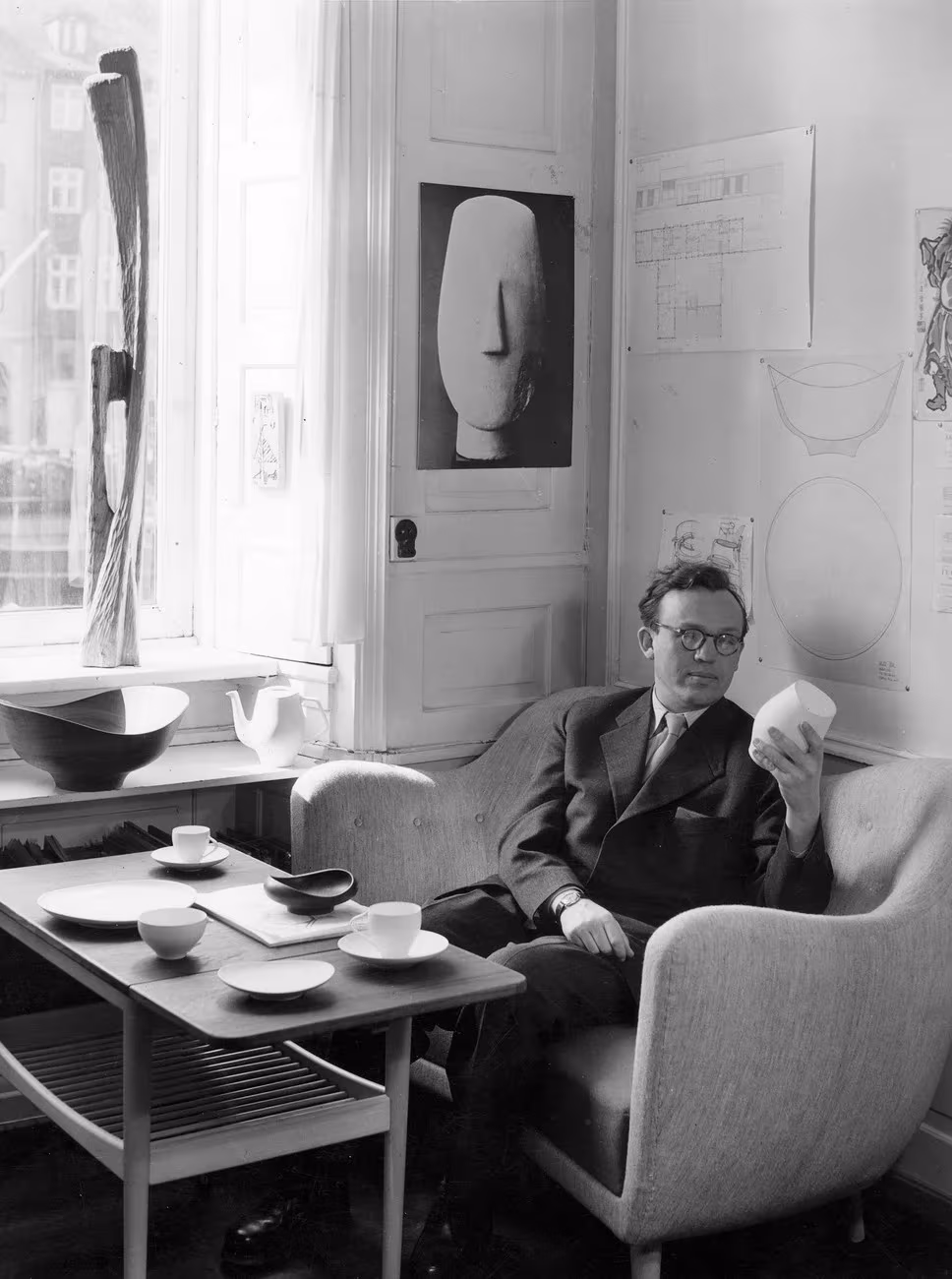 sofa 46 diseñado por finn juhl