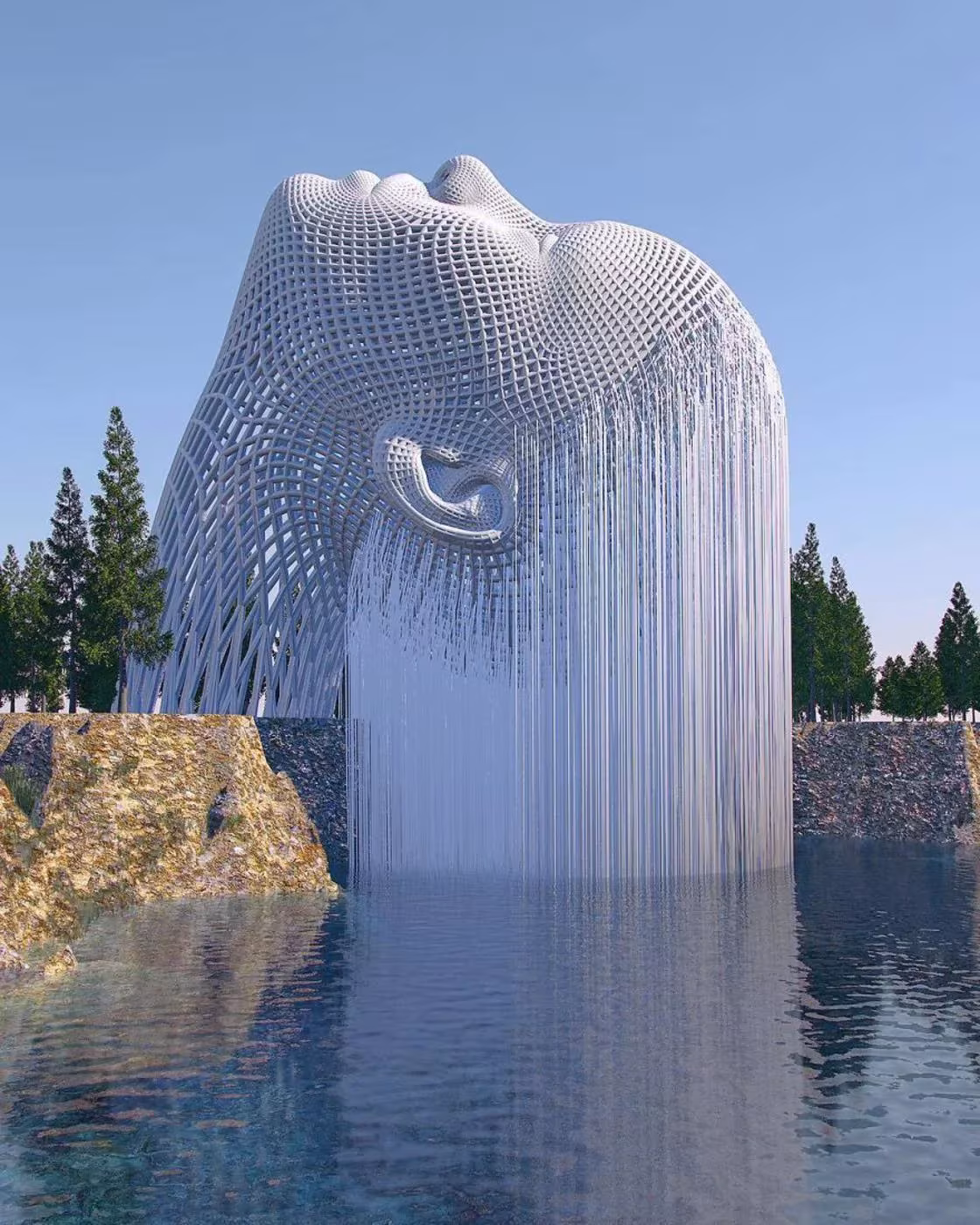 rostro de mujer fotografia de chad knight