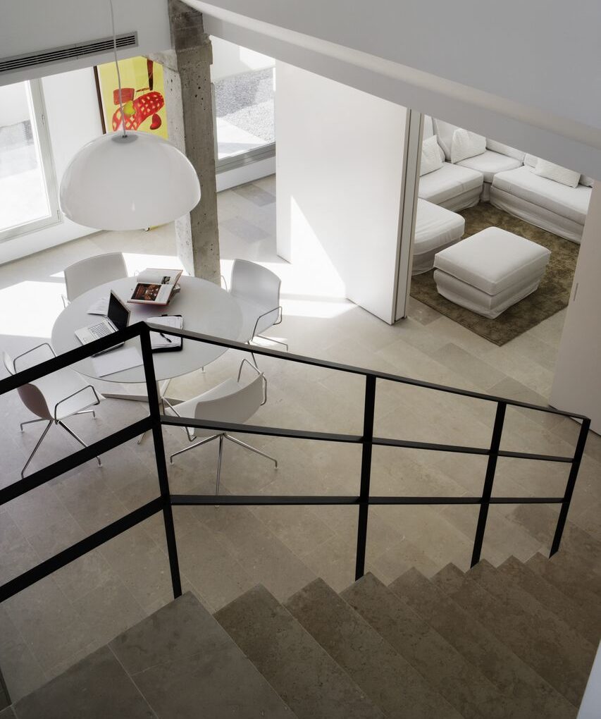 zona de trabajo en un duplex