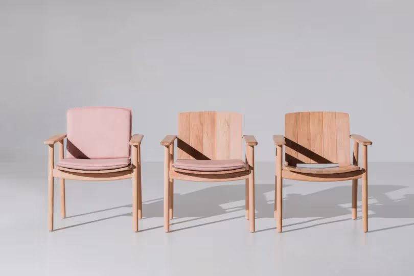 sillas de la serie riva de jasper morrison para kettal