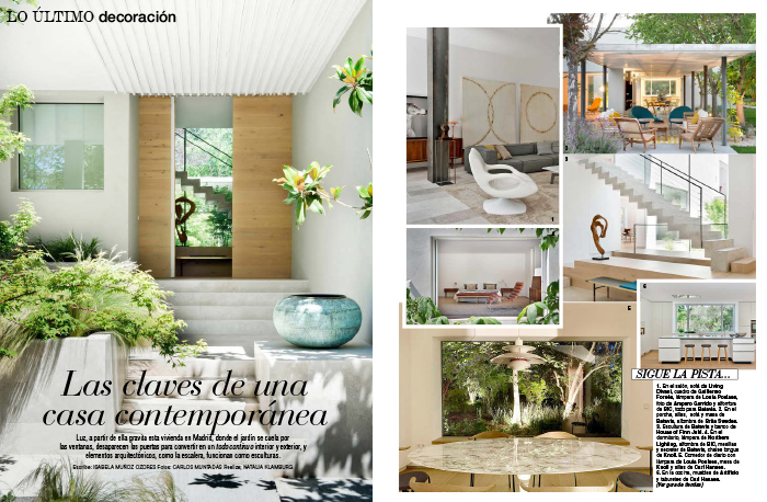 Las claves de una casa contemporánea en Telva