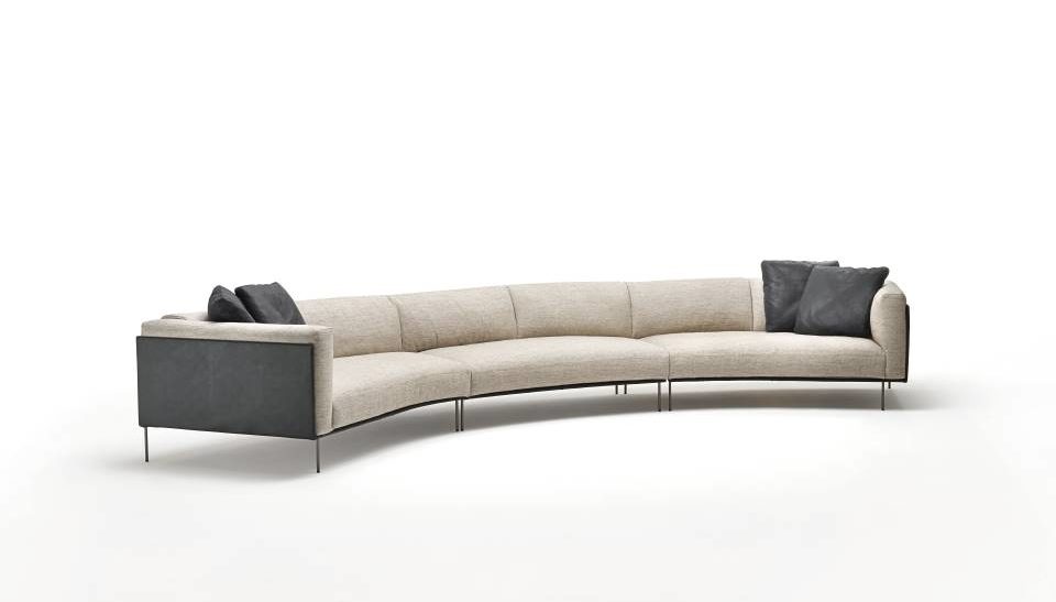 Sofás curvos, la nueva tendencia en decoración