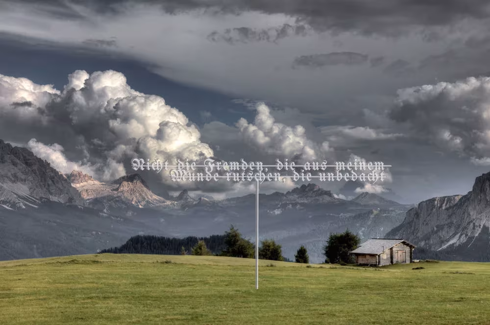 smach concurso bienal de Land Art que nació en 2012 en las dolomitas