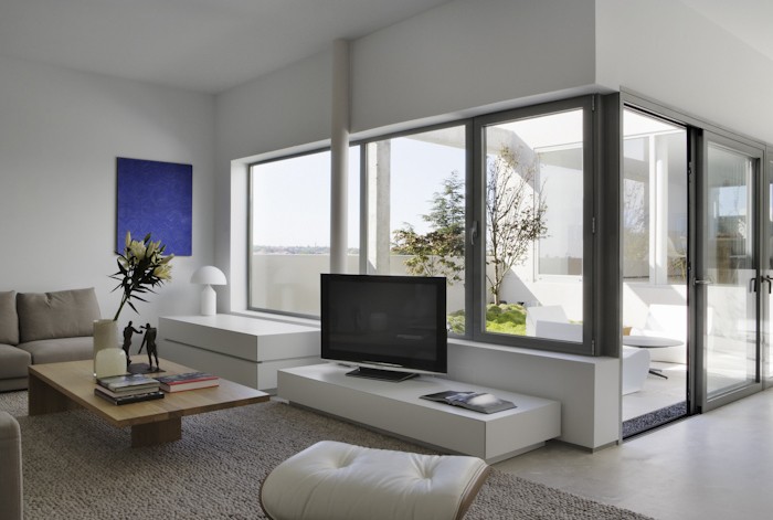 muebles bajos de almacenaje salon atico u