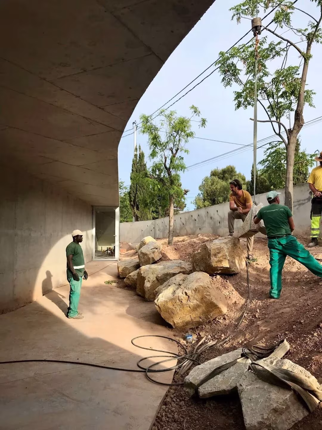 Obras jardín Casa Toto